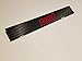 Subaru STI Carbon Fiber License Plate Delete WRX STI ONLY 2006 - 2018 (red)