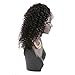 Upscale Human Hair Celebrity Deep Curly 360 Lace Frontal Closure, Pre Plucked Natural Hairline with Baby Hair (10” Natural Black) by Bella Hair