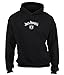 Jack Daniels Men's Daniel's Logo Hooded Sweatshirt Black X-Large