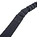 Pettom Military Tactical Dog Leash Short Nylon Bungee Traffic Quick Release Lead Rope with Control Handle for Large Dogs Hunting Training Jogging(Black)