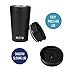 MIRA 12 oz Coffee Travel Tumbler - Vacuum Insulated Stainless Steel with Easy-Press Lid - Temperature Control Cup - Teal