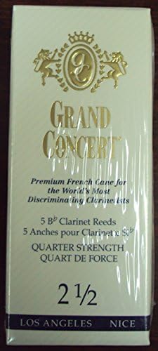 Rico Caja 5 cañas Gran Concert Clarinete Blanco 4: Amazon.es ...