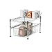 Seville Classics UltraZinc 2-Tier Pull-Out Sliding Basket Cabinet Organizer