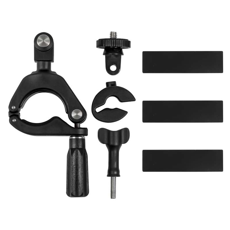 ZLiT Bike Handlebar Clamp Mount for Insta360 X3/X4,Bicycle Expansion Mounting Bracket Mount for Insta360 X3/X4 for DJI Action 3/4 Camera Clamp Mount (1)