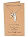 quan jewelry Gifts for Women Teacher's Day Bar Necklace, Teacher Appreciation Gifts with Inspirational Quotes on Greeting Card