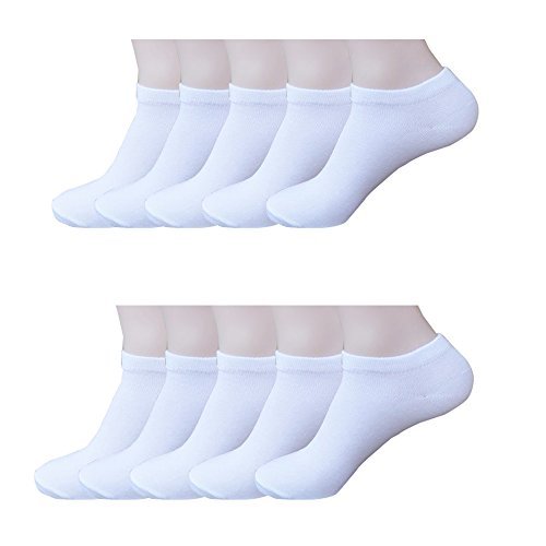 Men's No Show Compression Socks-SKT Socks Men Pack(10Packs)