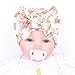 Sunward(TM) Newborn Baby Flower Bowknot Hospital Hat (1515cm/, Beige)