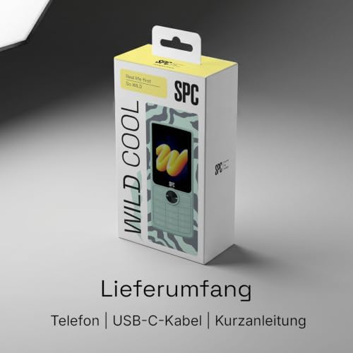 WILD COOL - Einfaches Handy für Digitalpause/Einstieg, Mint