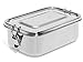 Leak Proof Stainless Steel Food Container, Metal Lunch Box for Kids, Teens or Adults with a Silicone Gasket in it's Lid for 100% Leak-Proof Lunches, BPA-Free & Eco Friendly
