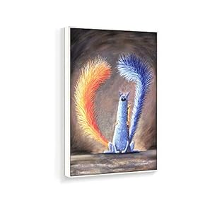 Framed Canvas Home Artwork Decoration Lovely Kitten Canvas Wall Art for Living Room, Bedroom - 16x24 inches