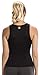 HOT SHAPERS Women's Cami Hot Belly Fat Burn Sauna Shirt. Seamless Slimming Body Shaper (X-Large, Black)