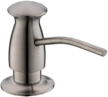 Shaco Sturdy Kitchen Sink Soap Dispenser Pump Replacement, Brushed Nickel Dispenser Pump In Sink
