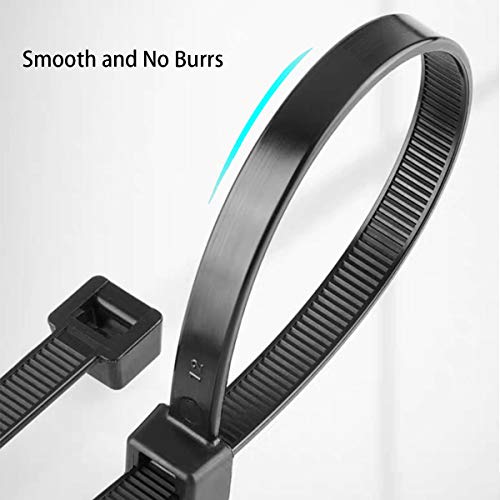 Zip Ties Heavy Duty 16inch 100 Pack, ECRAB Industrial Large Zip Cable