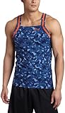 2(x)ist Men's Camo Square Cut Tank,Navy,Medium
