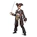 Disguise POTC5 Captain Jack Sparrow Prestige Costume, Multicolor, Large (10-12)
