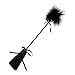 Love Flirting Whip Feather Tickler Leather Hand Spanking Slapper with Faux Leather Floggers Whipthumb 3