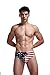 FR Mens USA Flag Stars Low Rise Swimwear Bikini Briefs Beach Swimsuit