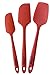 MEKBOK Silicone Spatula Set - 3-Piece Rubber Spatulas Silicone Heat Resistant 600°F for Everyday Task - Seamless Design Kitchen Spatulas for Nonstick Cookware - Silicone Kitchen Utensils Sets