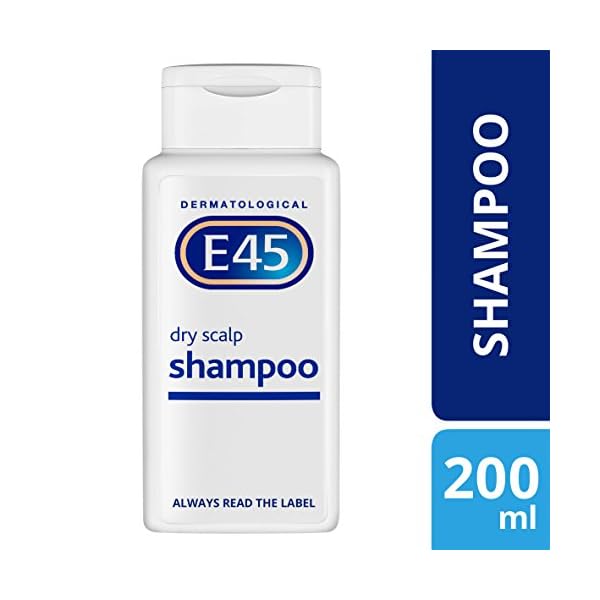 E45-Dry-Scalp-Shampoo-200-ml E45 Dermatological Dry Scalp Shampoo 200 ml - E45 Shampoo for Dry Scalp Relief – Dry Scalp Shampoo with Pro Vitamin B5…