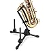 Eastar Saxophone Stand Portable Alto Sax Stand Includes 2 Detachable Pegs for Flute/Clarinet with Storage Bag, 3 in 1, EST-004, Black