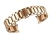 22mm Deluxe Solid Link Watch Strap Bracelet with Curved End in Rose Gold 316L Stainless Steel Oyster Style