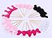 Minnie Inspired Cupcake Toppers (Set of 24) Girls Pink Birthday Party Minnie Decorations Baby kids