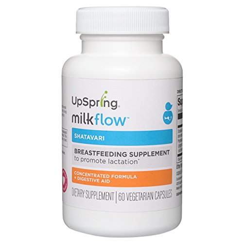 UpSpring Baby Milkflow Shatavari Capsules 500 mg Concentrated Formula Promotes Lactation, 60 Pills UpSpring Baby Milkflow Shatavari Capsules 500 mg Concentrated Formula Promotes Lactation, 60 Pills