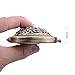 Kansoo Random Style 2PCS Vanity Mirrors, Purse Handbag Double Compact Cosmetic Makeup Round Pocket Magnification Jewel Mirror Crystal Stainless