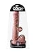 Pipedream King Cock Plus Dual Density Cock Dildo with Balls, Flesh, 12