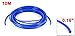 uxcell Pneumatic Air Tubing, 6mm OD x 4mm ID 10m(32.8ft) PU Polyurethane Air Compressor Tubing Hose Pipe Blue