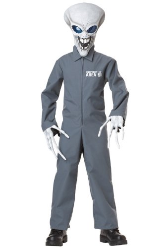 California Costumes Property of Area 51 Child Costume