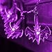 Twinkle Star Halloween String Lights, Set of 2 Strings with 20 LED Each- Purple Bat, Green Spider String Lights Battery Operated Indoor Party Bedroom Home Festival Decoration