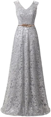 Audrey Bride Chic Evening Gowns for Woman 2016 Formal Prom Dresses-26W-Silver