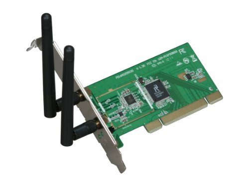 Rosewill RNX-N300 IEEE 802.11b/g/n Wireless-N 2.0 PCI (1T2R) Up to 300Mbps download and 150 Mbps upload Data Rates/ WPA/WPA2 (AES, 64,128-WEP with shared-key authentication) Cisco CCS V1.0, V2.0 and V3.0 compliant/ Vista/ Win7