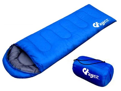 Egoz easy to carry blue warm adult sleeping bag outdoor…