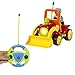 SGILE R/C Remote Radio Control Race Toy, Tractor Truck Bulldozer Car Toy for Toddlers Kids, Yellow