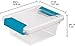 STERILITE Mini Clip Box Clear Base & Lid Aquarium Blue Latches