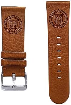 Affinity Bands Cornell University Big Red 24mm Premium Leather Watch Band - 2 Lengths - 3 Leather Colors - Officially Licensed