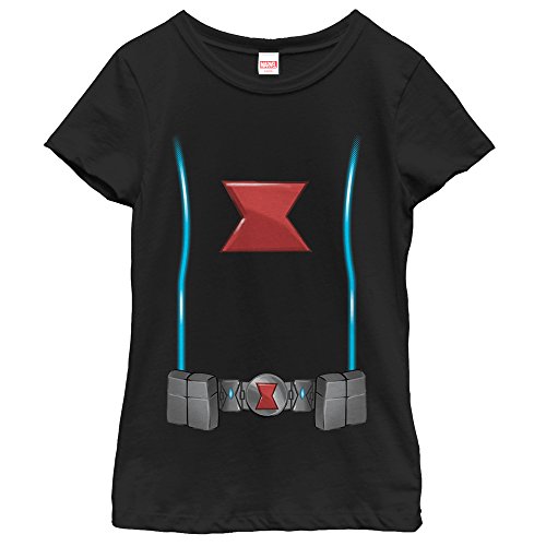 Marvel Black Widow Costume Girls Graphic T Shirt