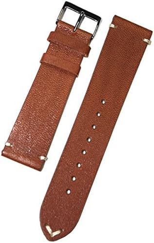 Horween Vintage Style Honey Brown Calfskin Leather with Matching Lining and Hand-Stitching INS-HOR03