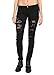 Shopglamla Women's Juniors Destroyed Skinny Jeans Machine Jeans