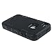 Korecase Compatible with iPhone 4 Shockproof Case Heavy Duty Hybrid High Impact Body Rugged Silicone Protective Cover with Dust Plug Black