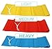 3 Piece Booty Resistance Bands Set for Home Workout and Exercise, 4' Long :: 100 Percent Latex-Free for Toning, Stretching, Strength Training and Physical Therapy :: for Men, Women, Kids and Seniors