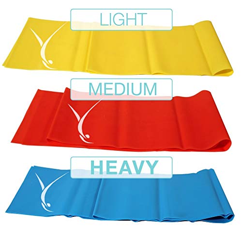 3 Piece Booty Resistance Bands Set for Home Workout and Exercise, 4' Long :: 100 Percent Latex for Toning, Stretching, Strength Training and Physical Therapy :: for Men, Women, Kids and Seniors (Best Male Ballet Dancers Of All Time)