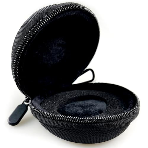 Tienyuu Travel Watch Case for Wristwatches & Smart Watches up to 50mm, Black – Single Storage Box with Soft Velvet Lining