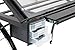 SD STUDIO DESIGNS Futura Crafting, Drafting, Drawing Table with Adjustable Top, Black and Clear Glass,43.25