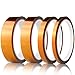 CCHUIXI Heat Resistant Tape, Kapton Tape, polyimide Film Tape for PCB Masking, Battery Wrapping, Electrical tasks, No Glue Residue.