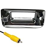 Master Tailgaters Replacement for Chevrolet Silverado and GMC Sierra 2007-2013 Chrome Tailgate Backup Reverse Handle with Camera