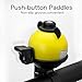 Kids Bike Bell, 360° Rotatable Cartoon Cycling Bell for Girls Boys and Adult, Loud Crisp Clear Sound Bicycle Handlebar Ring Horn, Children's Bike Accessories