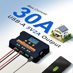 ECO-WORTHY Solar Charge Controller 30A Solar Panel